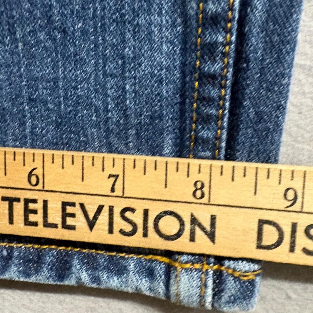 Cruel Girl Slim Jeans Womens 15 X-Long Blue Denim High Rise Straight Leg Western