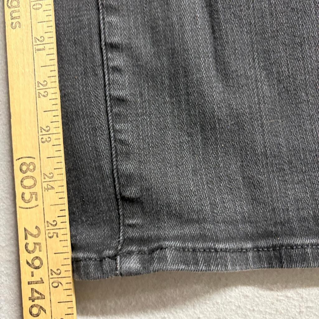 Madewell The Perfect Vintage Wide Leg Jeans Womens Size 25 Black Denim High Rise