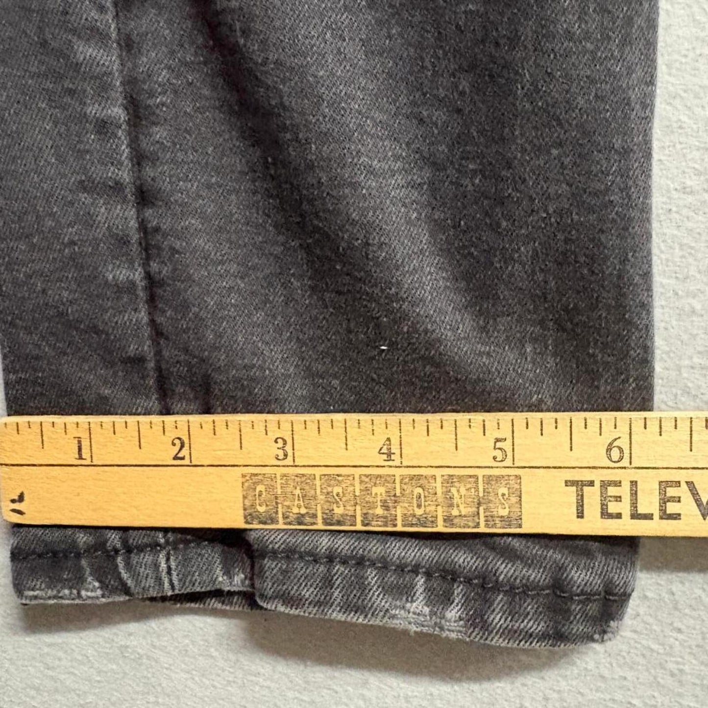 Levi's 511 Slim Fit Distressed Jeans Mens 30x32 Black Ripped Denim Pants
