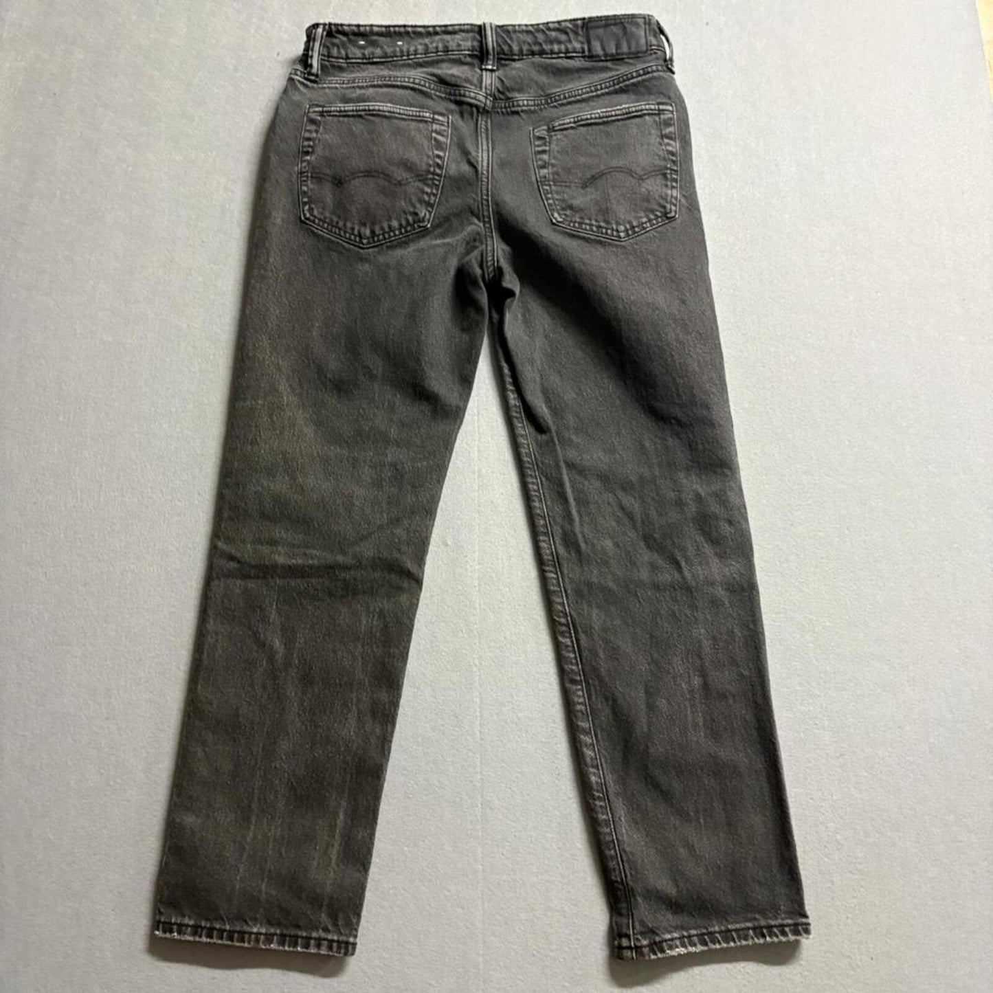 American Eagle Easyflex Jeans Mens 30x30 Gray Denim Straight Leg Stretch Pants