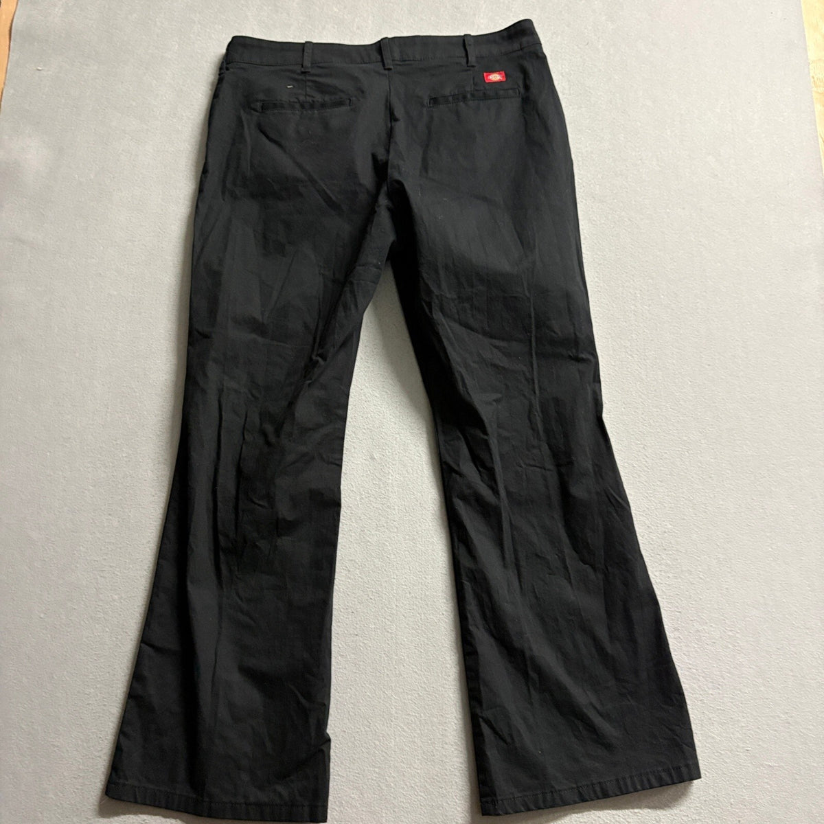 Dickies Crafted for Women Slim Fit Pants Size 14 Black Cotton Blend Workwear