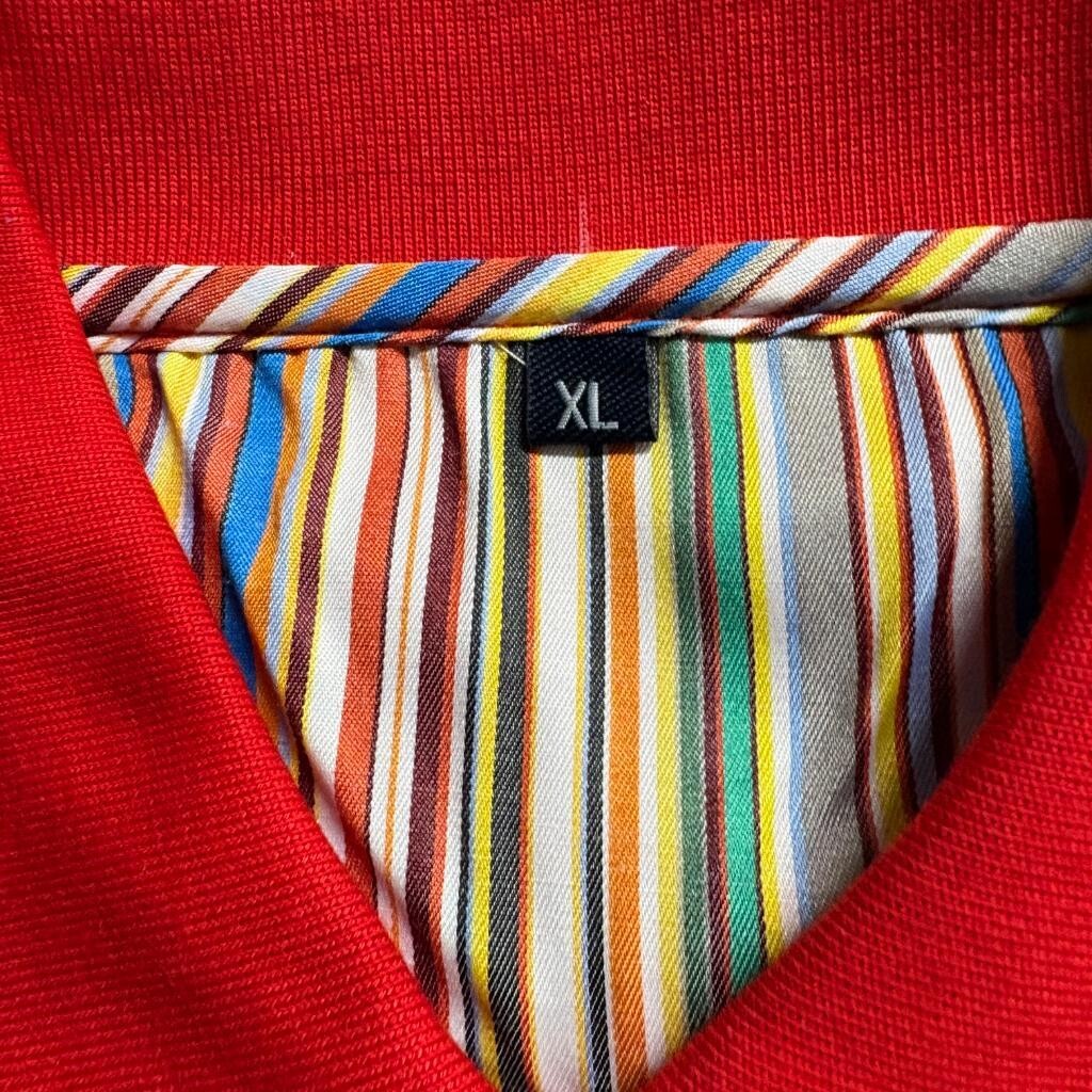 Swiss Leatherware Polo Shirt Mens XL Red Short Sleeve Swiss Cross Logo