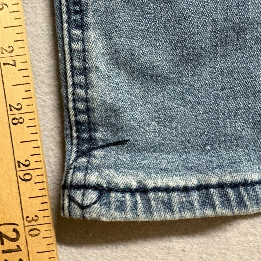 Smith & Mills Denim Mens Jeans 32x32 Blue Stretch Slim Straight Cotton Blend