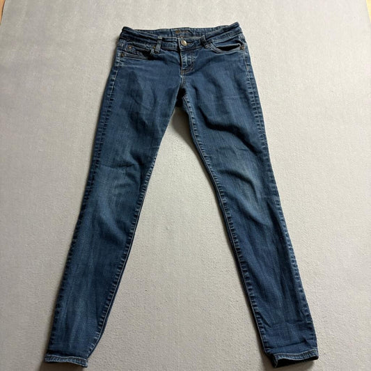 Kut from the Kloth Skinny Jeans Womens Size 4 Blue Denim Stretch Low Rise