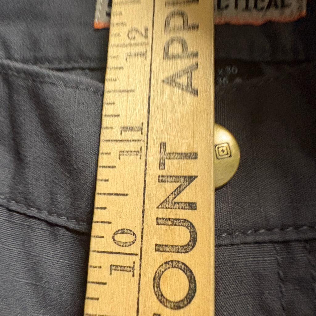 5.11 Tactical Cargo Pants Mens 36x30 Black Ripstop Work Utility Combat Pants