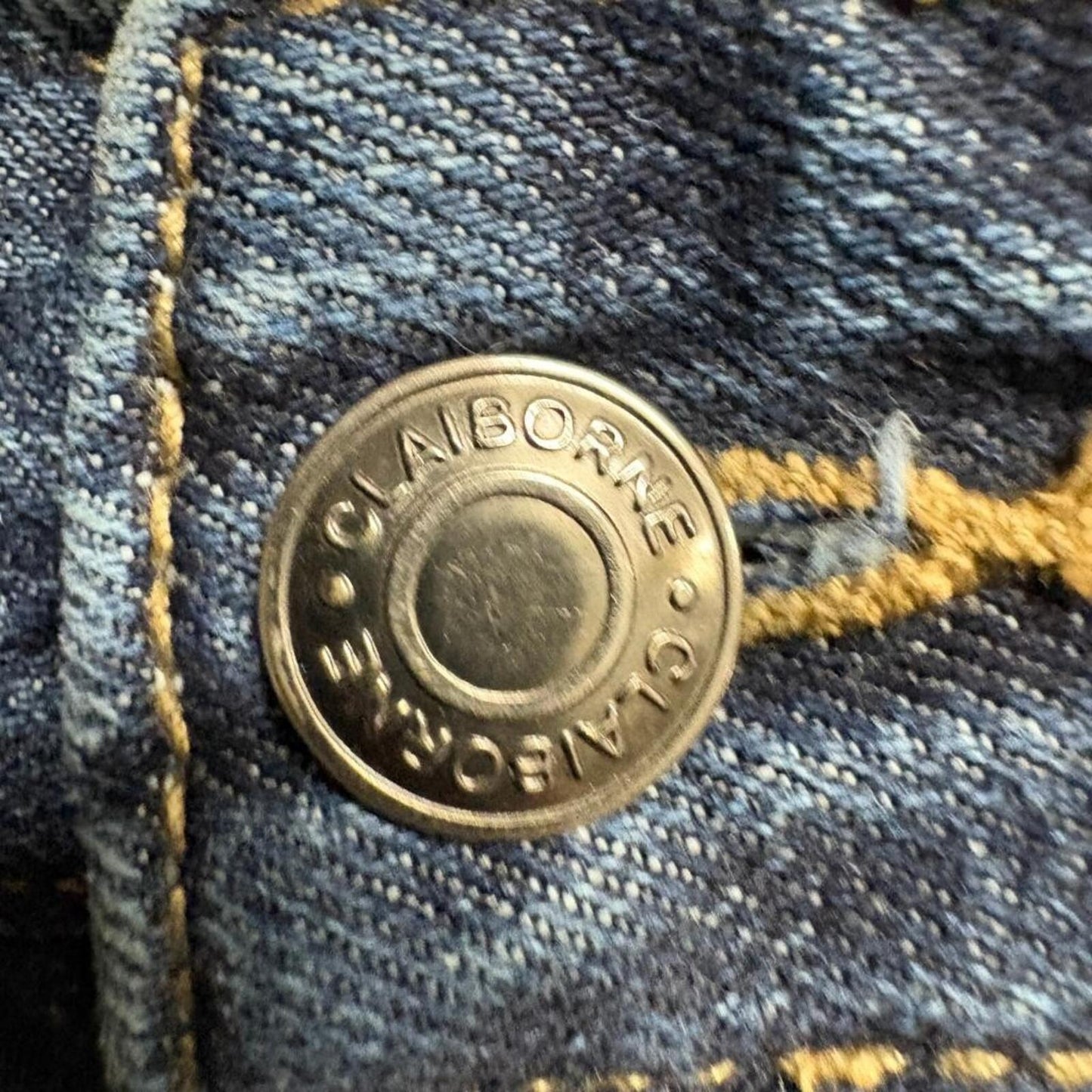 Claiborne Straight Fit Jeans Mens 32x30 Blue Denim 100% Cotton Medium Wash
