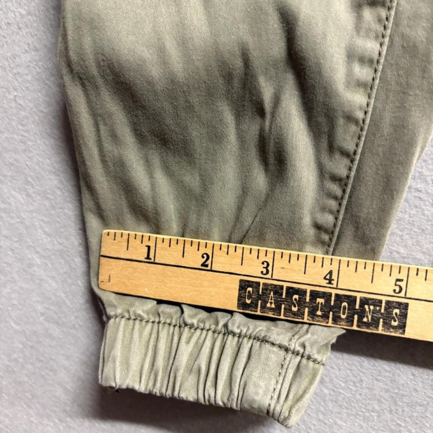American Eagle Outfitters Womens Jogger Pants Size 6 Green Cotton Blend Stretch