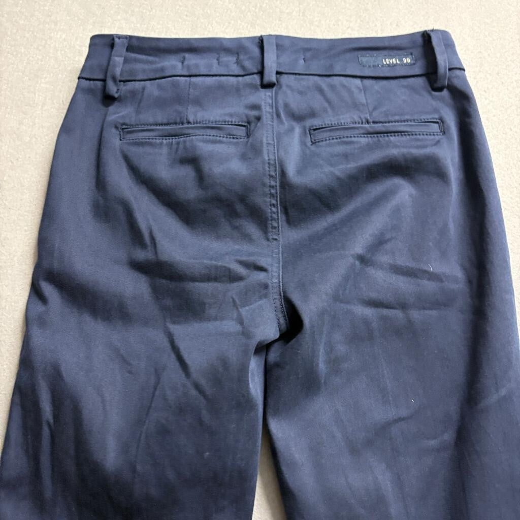 Level 99 Francis Straight Leg Pants Womens 25P Navy Blue Stretch Stitch Fix