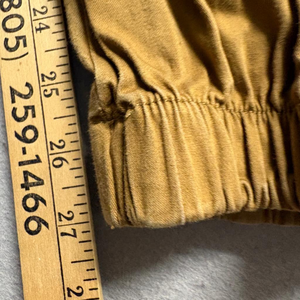 Free Planet Jogger Pants Mens Medium Brown Cotton Stretch Elastic Waist
