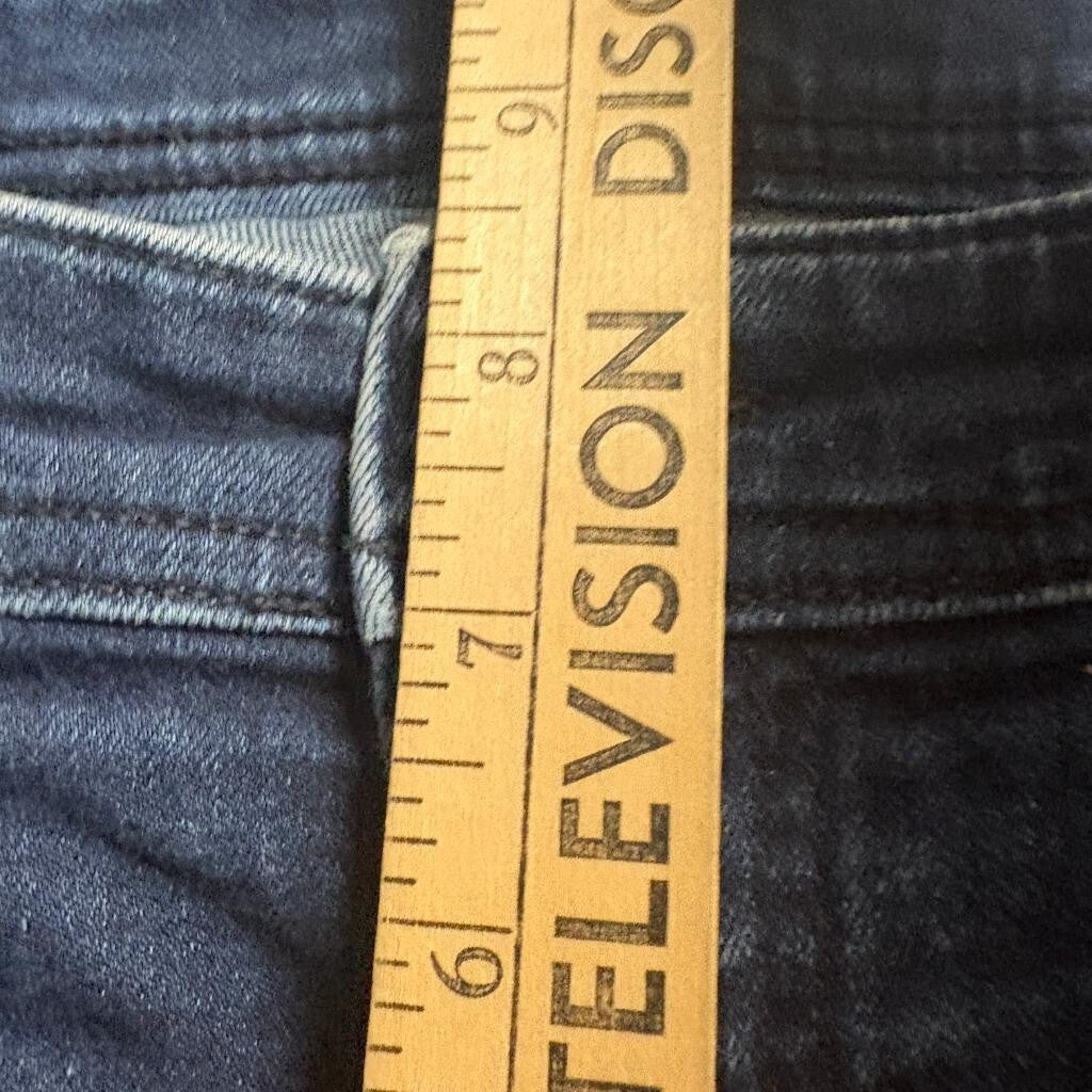 Armani Exchange Jeans Mens 34 Blue Denim Skinny Fit Stretch Dark Wash