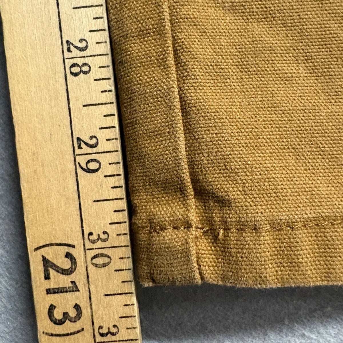Genuine Dickies Men 42x30 Brown Canvas Utility Work Pants Carpenter Stretch