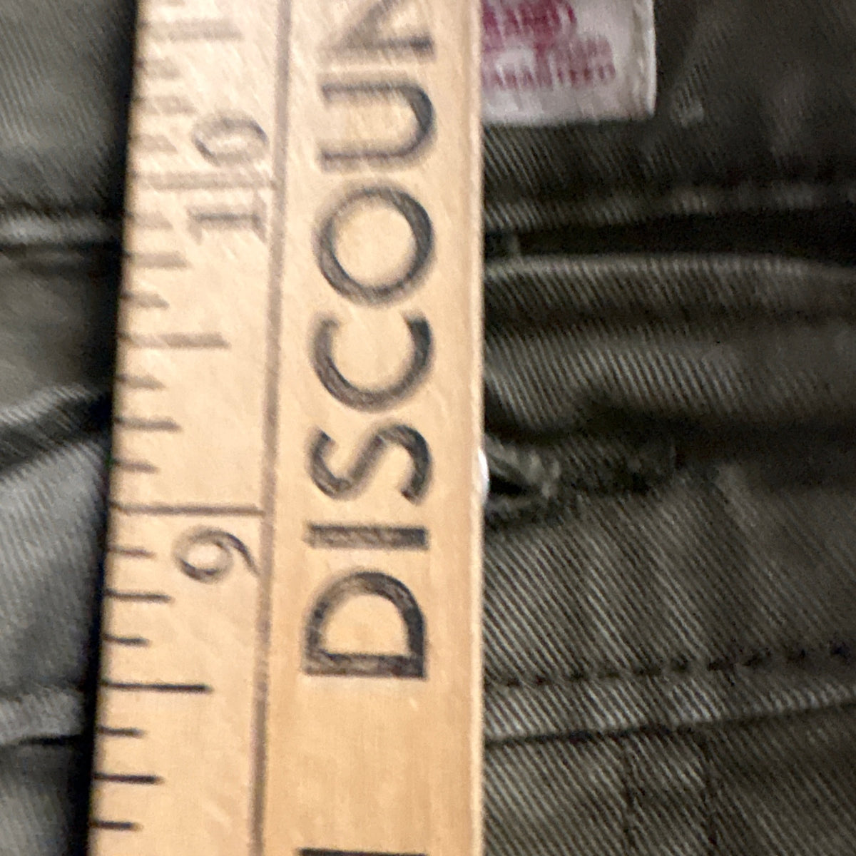 Levis 511 Slim Fit Chino Pants Mens 30x30 Olive Green Cotton Blend Casual