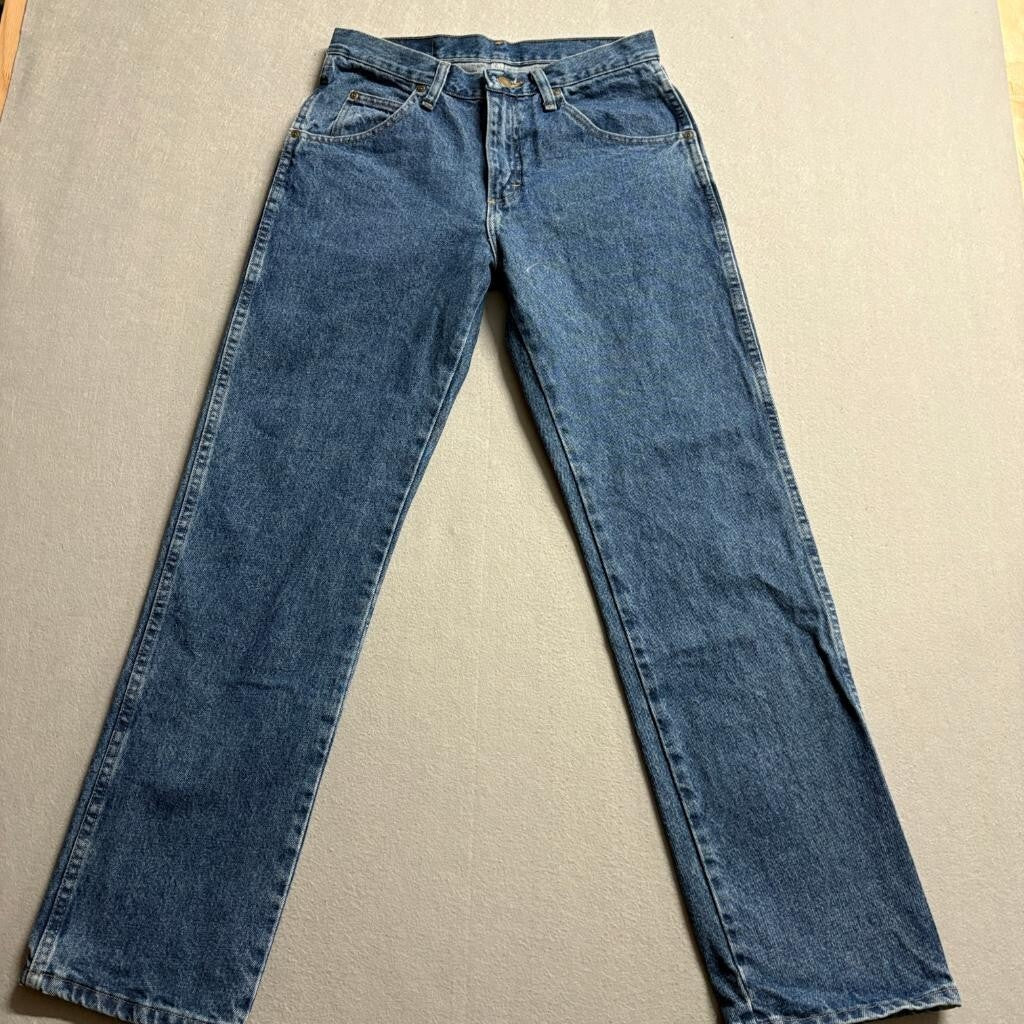 Wrangler Five Star Regular Fit Jeans Mens 30x30 Blue Denim Straight Leg New