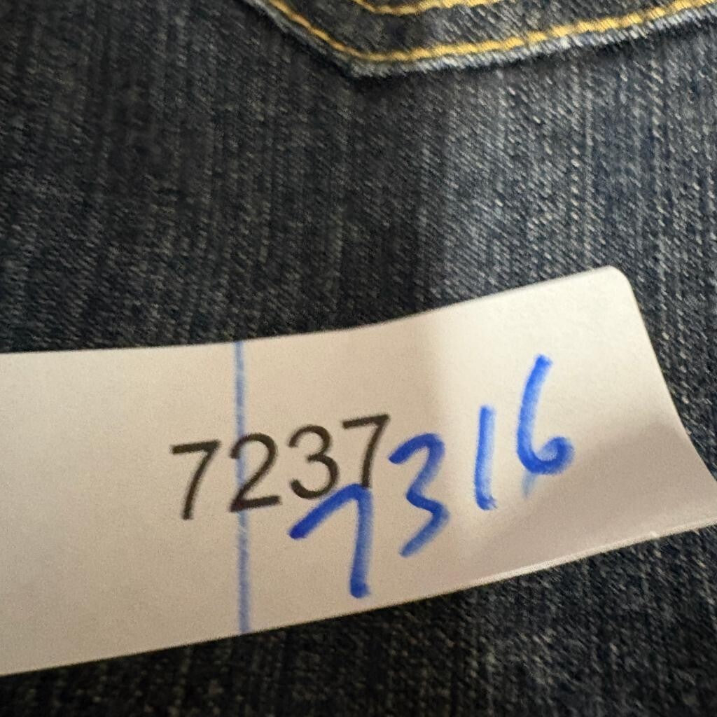 Mossimo Supply Co Bootcut Jeans Womens 15R Fit 6 Blue Denim Stretch Mid Rise