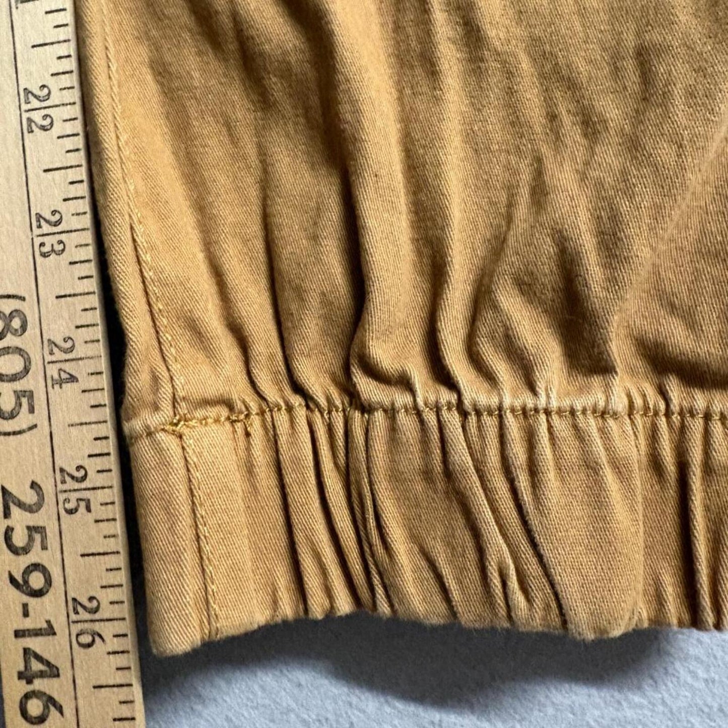 WXYZ MFG CO Cargo Jogger Pants Mens Small Brown Cotton Stretch Elastic Waist