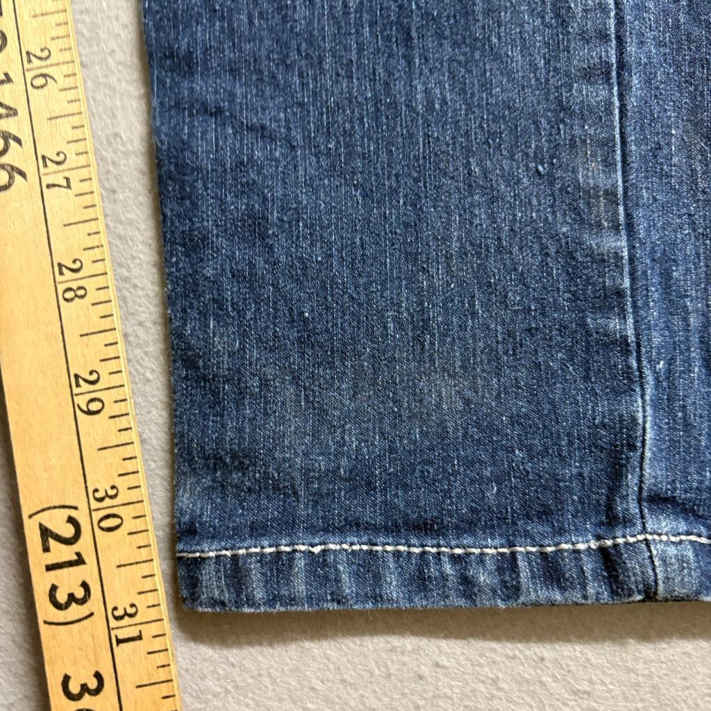 Tyte Jeans Womens Size 3 Blue Denim Skinny Low Rise Thick Stitch Flap Pocket