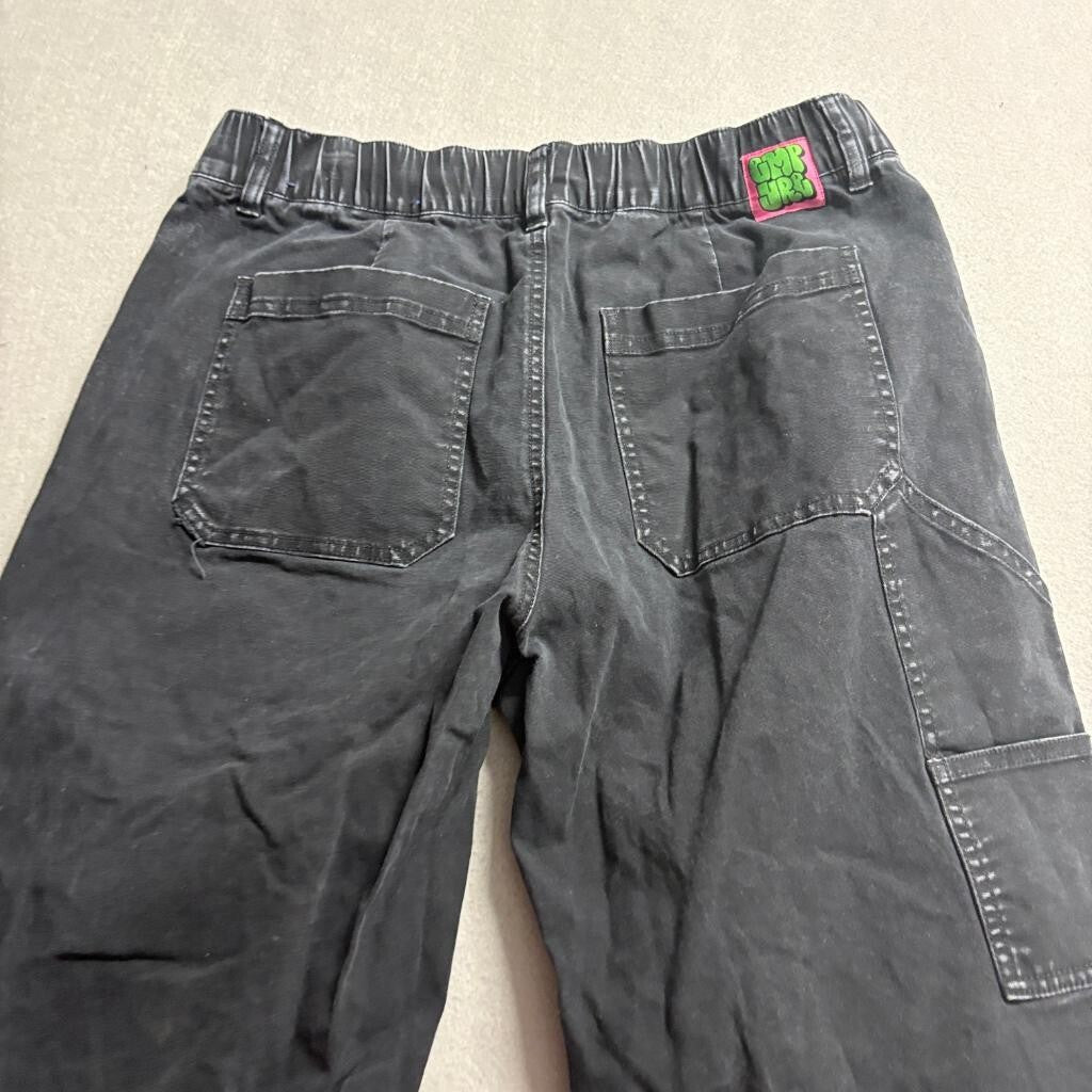 Empyre Carpenter Pants Mens Medium Black Double Knee Skate Workwear GMR URG