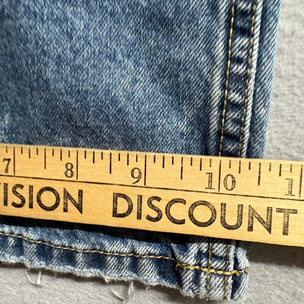 H&M Divided Wide Leg Jeans Womens Size 4 Blue Denim High Rise 100% Cotton