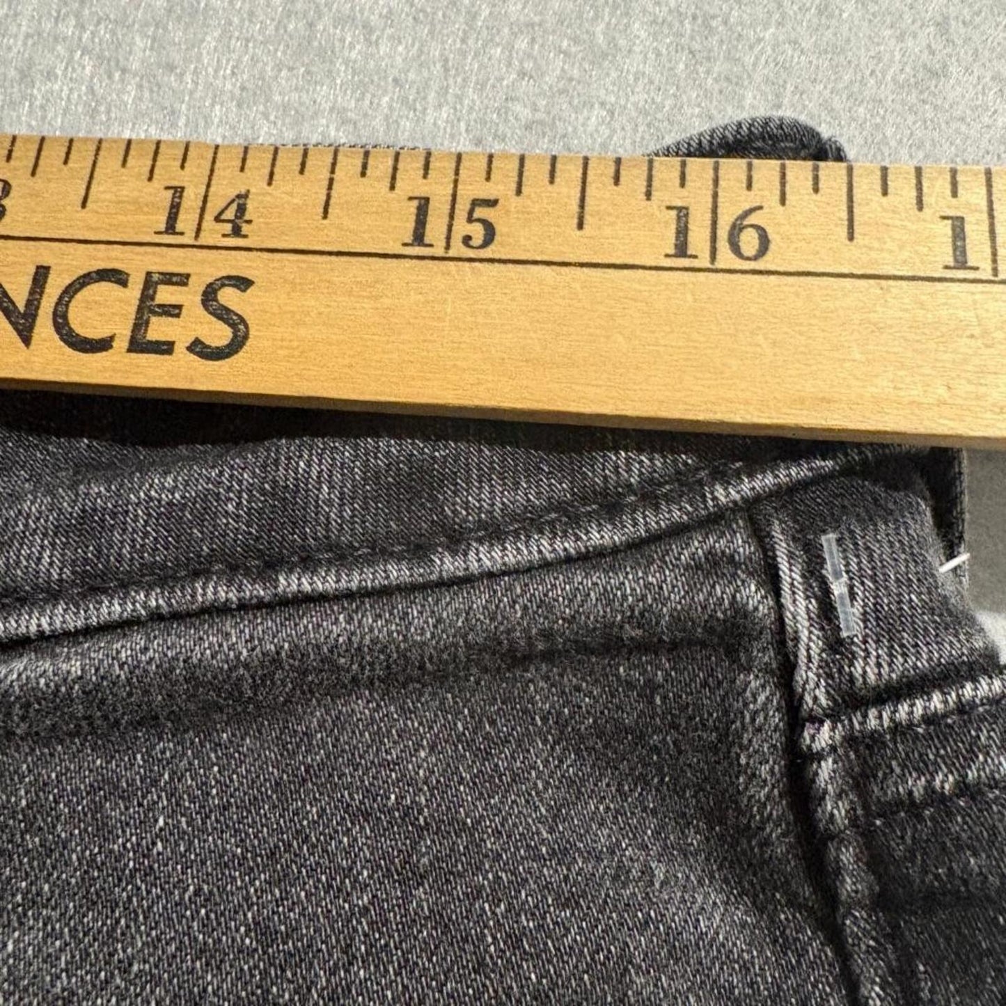 American Eagle Jeans Mens 32x32 Black Slim Straight Stretch Denim Pants 33x30