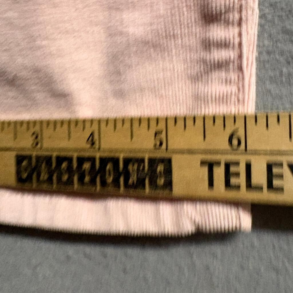 Joe Fresh Slim Corduroy Pants Womens 31 Pink Cotton Blend Stretch Jeans