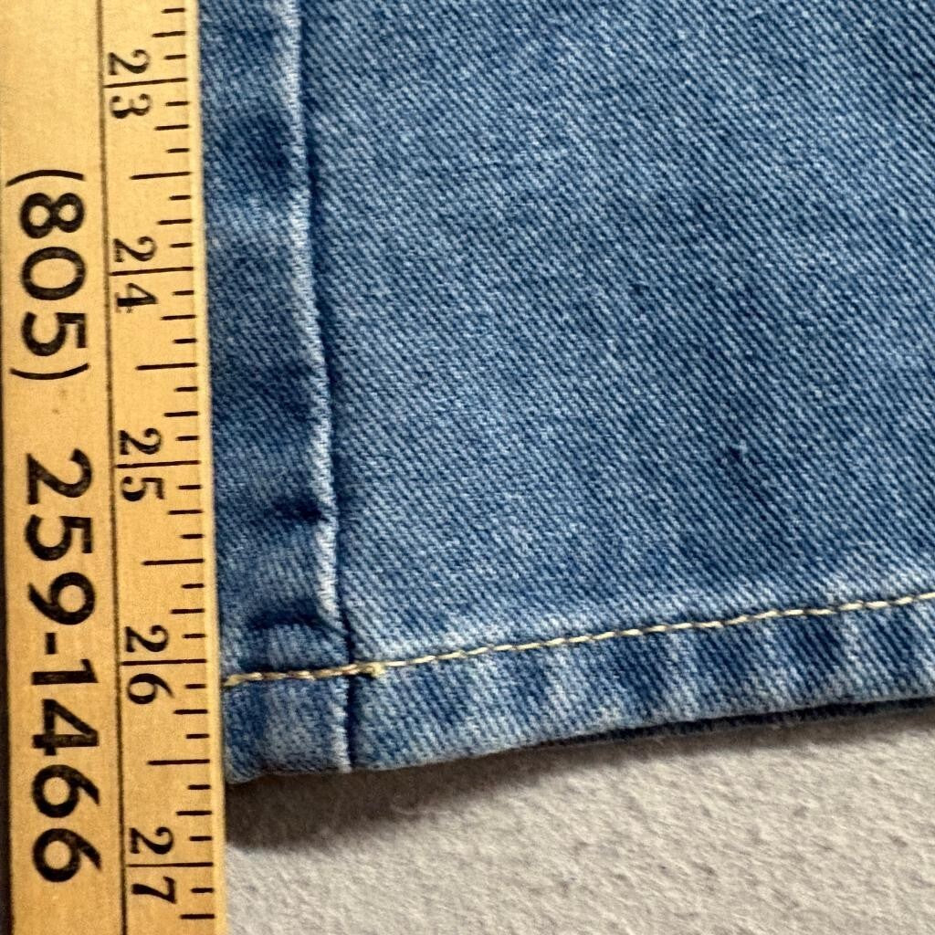 Soho Blue Denim Cargo Jeans Womens Size 16 Blue Wide Leg Utility Pockets