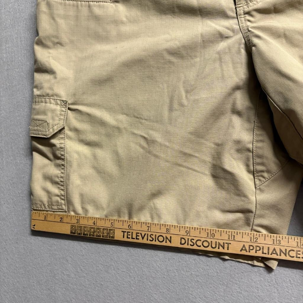 5.11 Tactical Cargo Shorts Mens 32 Tan Beige Ripstop Cotton Utility Hiking
