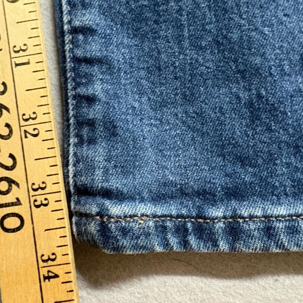 AG Adriano Goldschmied Everett Slim Straight Jeans Mens 33x34 Blue Italian