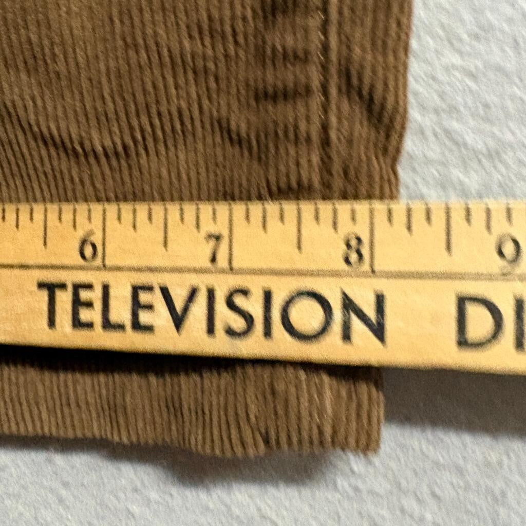 Cotton On Cord Straight Jean Womens Size 6 Brown Corduroy Pants High Rise
