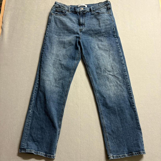 Gloria Vanderbilt Jeans Womens 12 Blue Denim Straight Leg Stretch Mid Rise