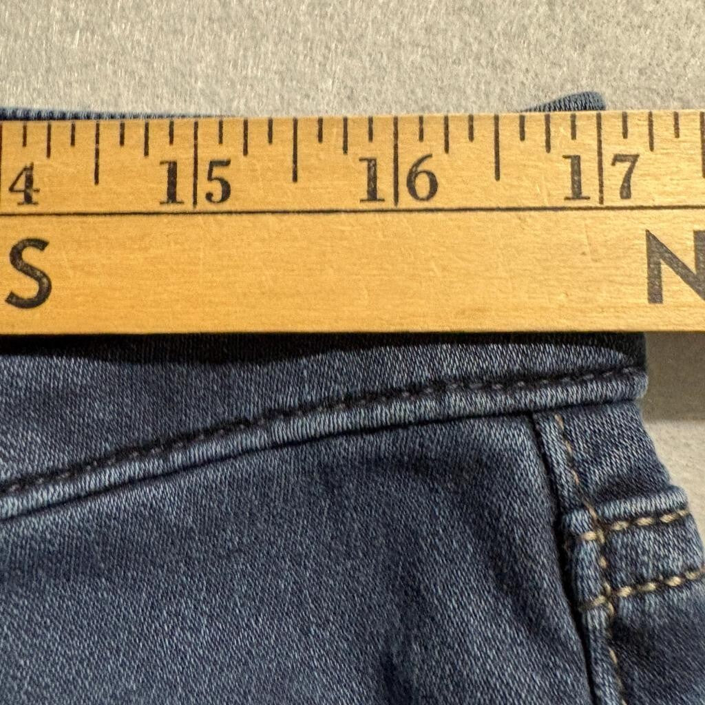 Uniqlo EZY Jeans Mens Large Dark Wash Blue Denim Drawstring Stretch Pants