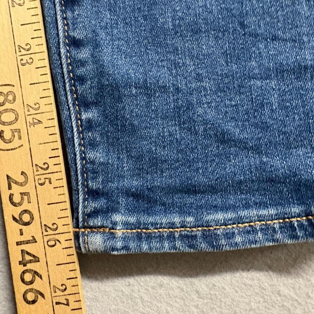 Hatch Maternity Skinny Jeans Womens Size 26 Blue Denim Elastic Side Panels