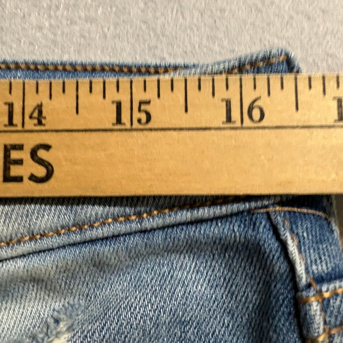 Fashion Nova Men Novamen Distressed Skinny Jeans Blue Denim Ankle Zip Size 32