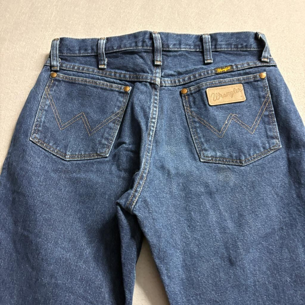 Wrangler 13MWZDO Cowboy Cut Jeans Mens 32x30 Blue Denim Straight Leg