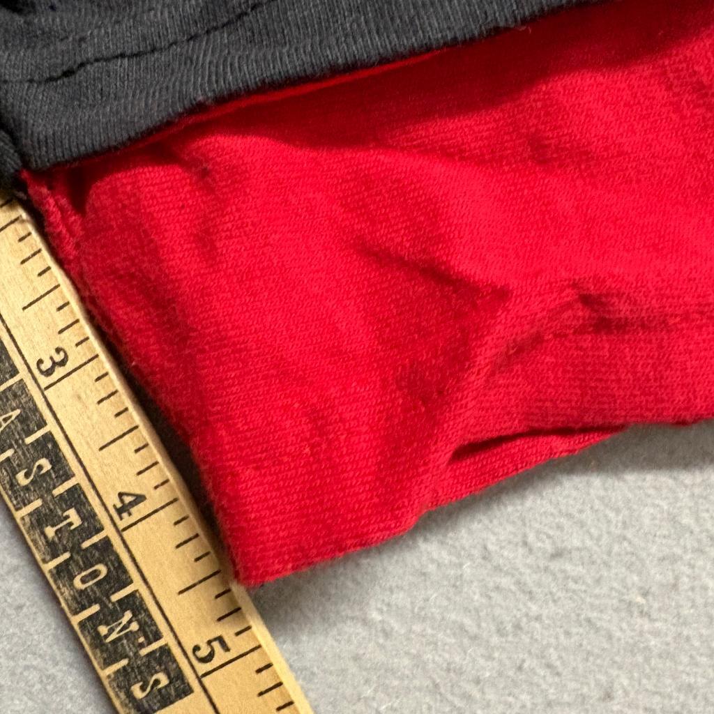 Vintage MacGregor Double Layer Shorts Womens Large Black Red Cotton Made in USA