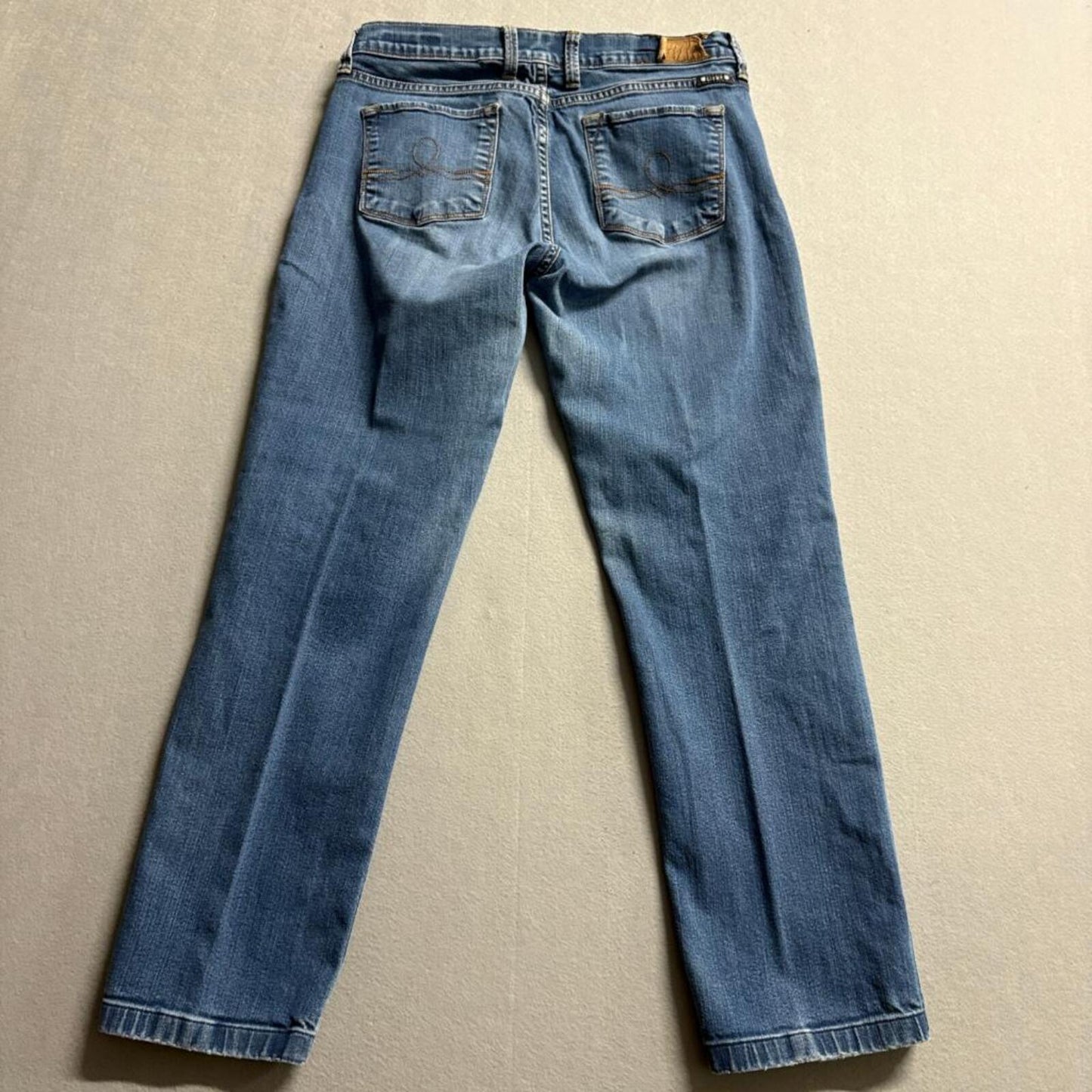 Lucky Brand Sofia Straight Jeans Womens Size 8 29 Regular Blue Denim Mid Rise