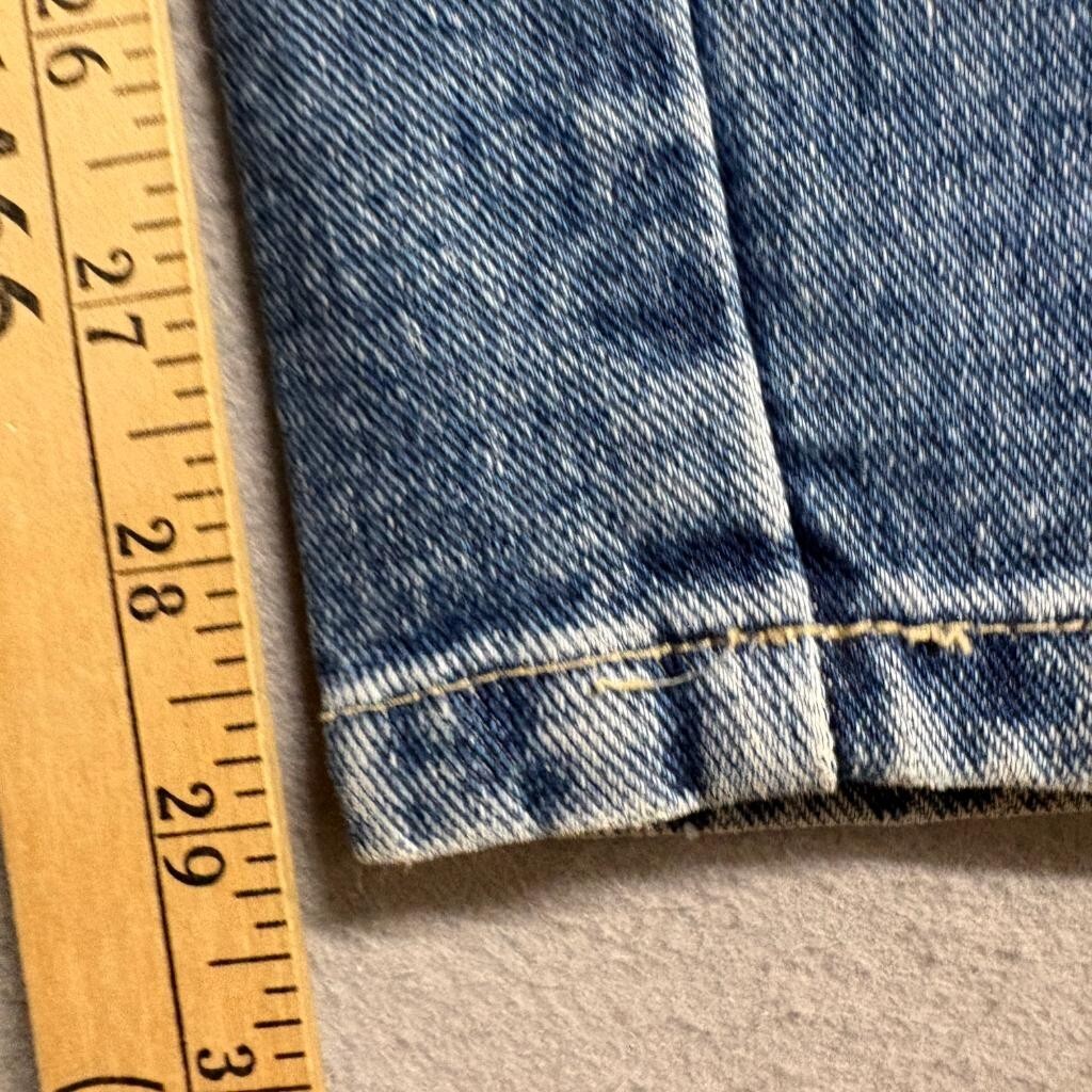 Vintage NY Jeans Womens Size 6 Easy High Rise Tapered Mom Blue Denim Hong Kong
