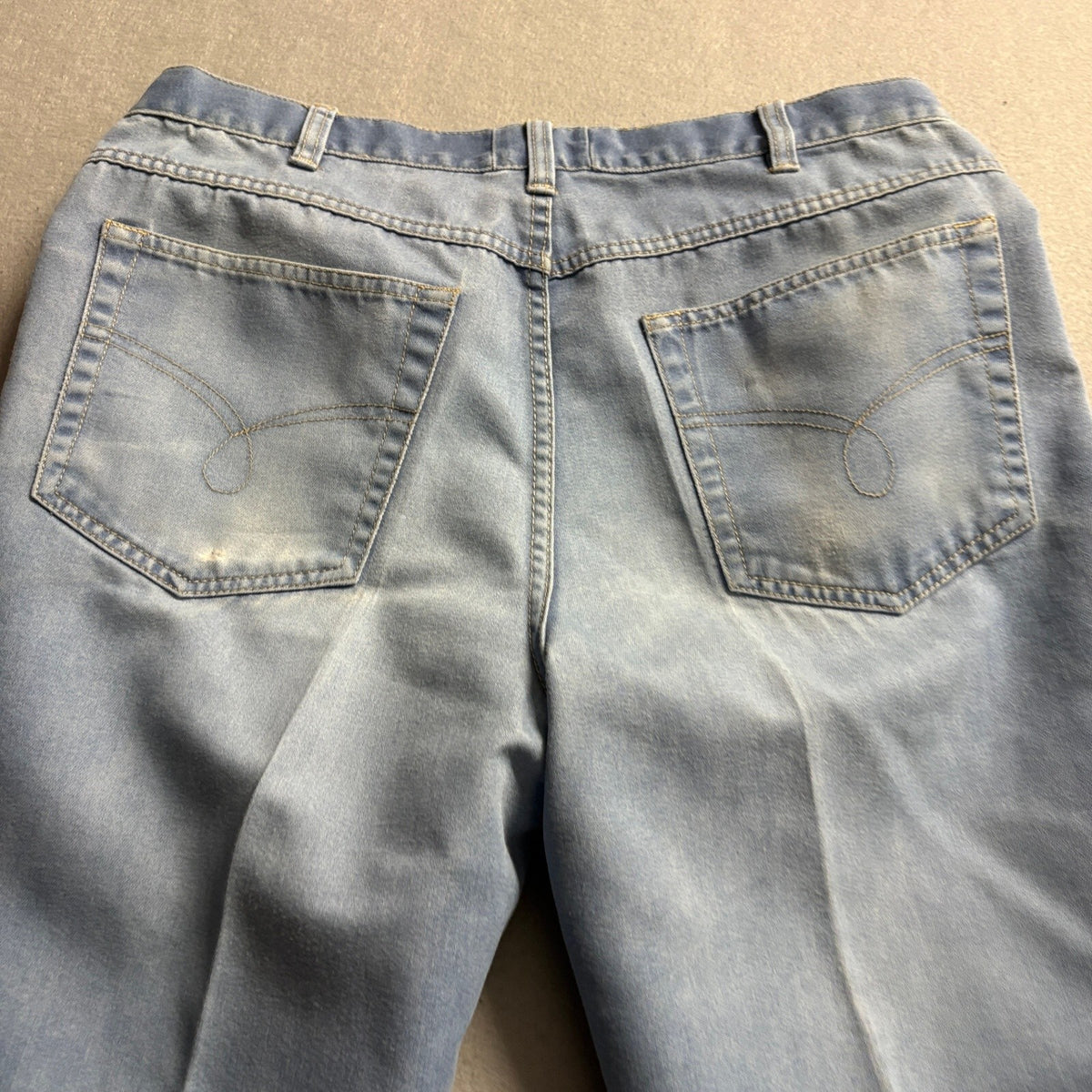 Vintage Towncraft Jeans Womens 32 Blue Denim High Rise Straight Leg Pants
