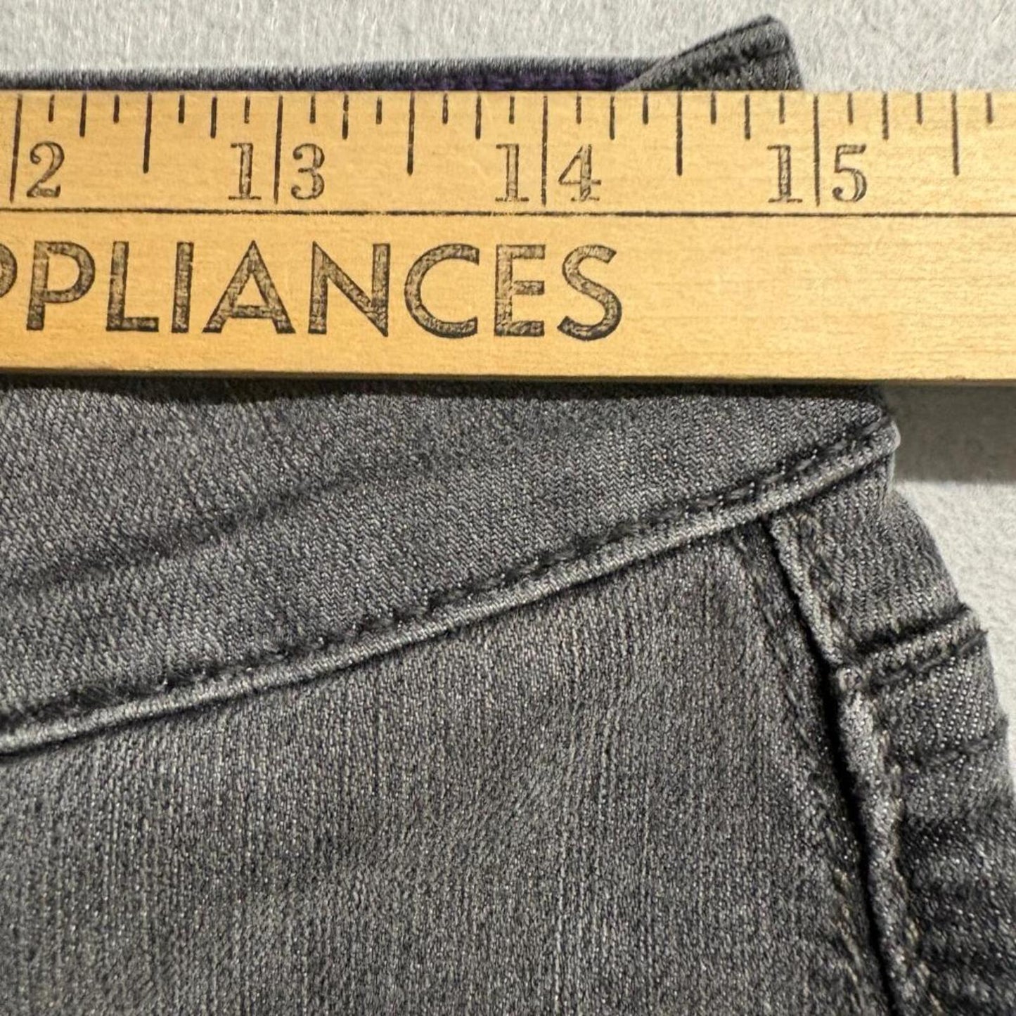 NYDJ Skinny Jeans Womens 10 Gray Lift Tuck Denim Stretch Made in USA