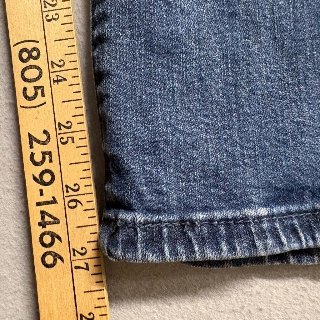 Levi's Demi Curve Bootcut Jeans Womens 20W Blue Denim Stretch Embellished Pocket