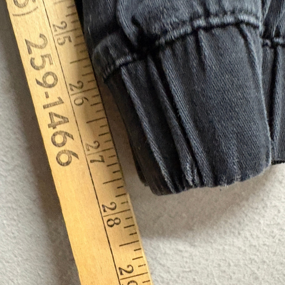 Stitches & Rivets Jogger Pants Mens Large Black Cotton Stretch Drawstring Cuffs