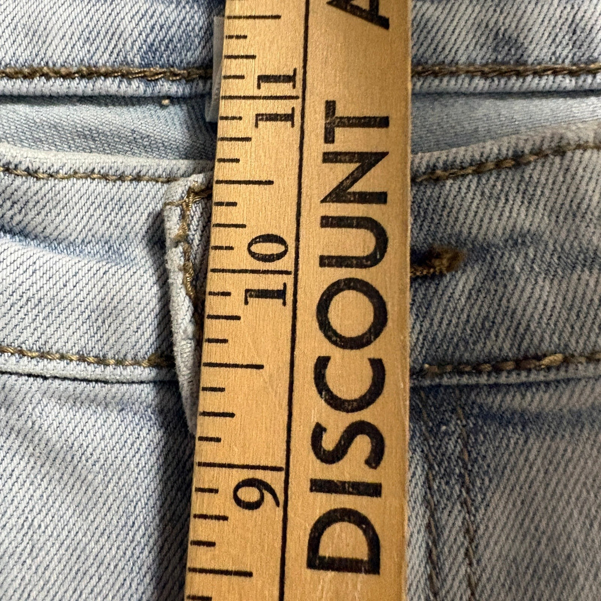 United We Stand Womens Size 9 Cargo Jeans Wide Leg Light Wash Stretch Y2K High