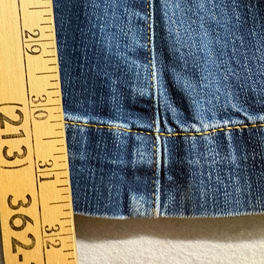 Festive Women's High Rise Extreme Flare Bell Bottom Jeans Blue Size 12T Tall