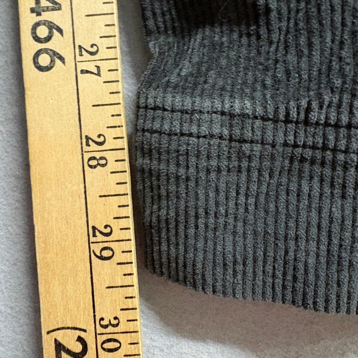 American Eagle Corduroy Cargo Pants Womens Size 00 Regular Gray Wide Leg Stretch