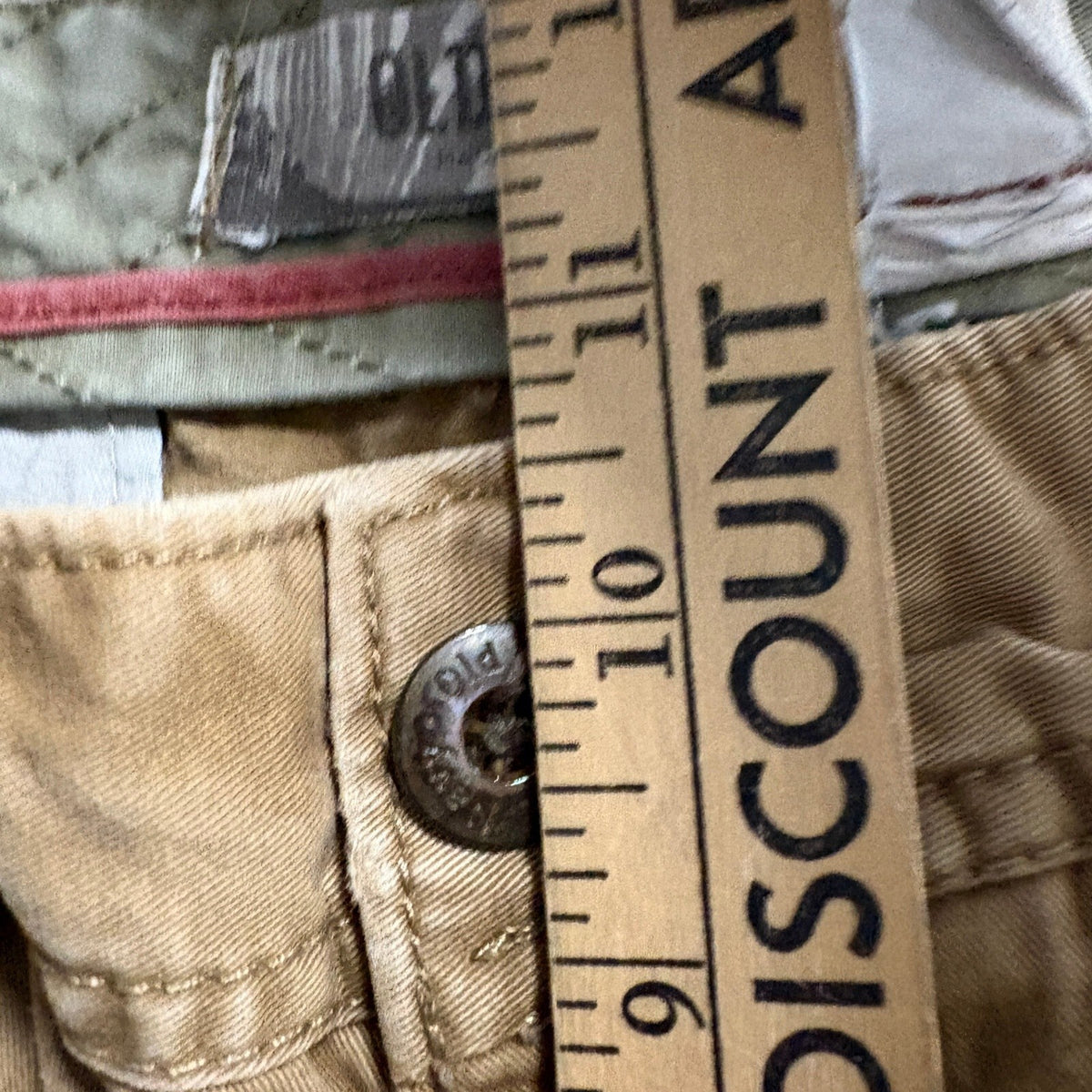 Old Navy Mens Cargo Pants 31x30 Tan Brown Tactical Utility Heavy Canvas Cotton