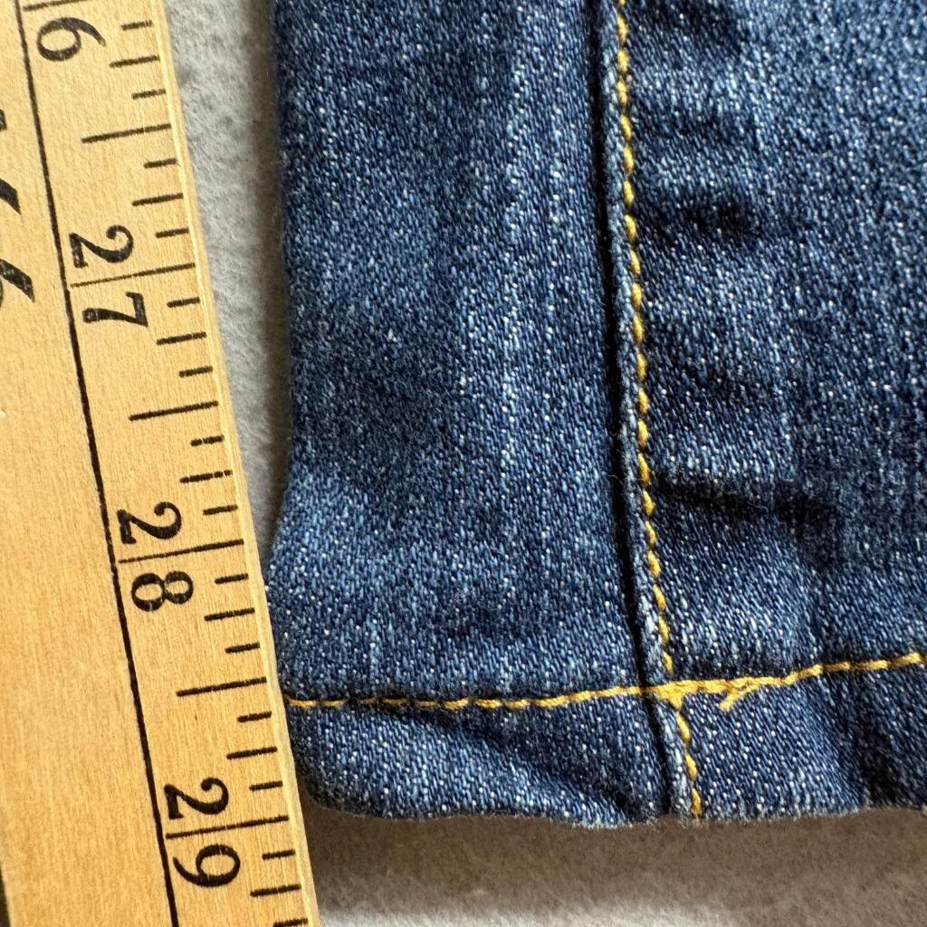 Michael Kors Studded Pocket Bootcut Jeans Womens Size 4 Blue Denim Stretch