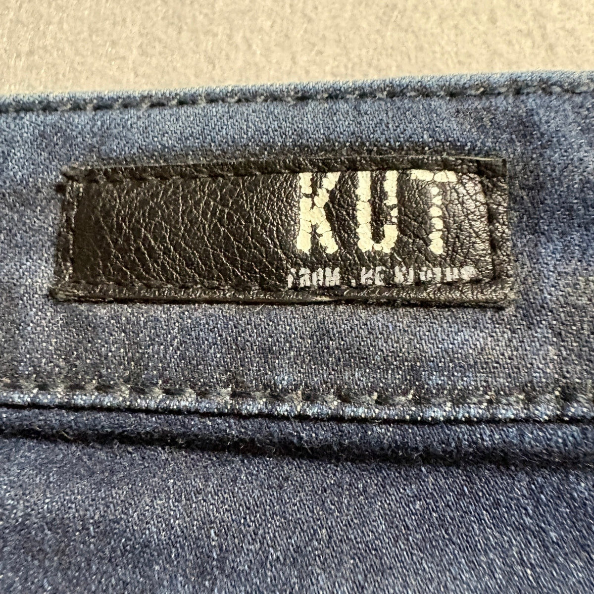 KUT from the Kloth Mia Toothpick Skinny Jeans Womens 6 Dark Wash Stretch Denim