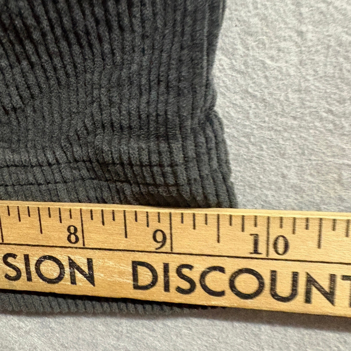 American Eagle Corduroy Cargo Pants Womens Size 00 Regular Gray Wide Leg Stretch