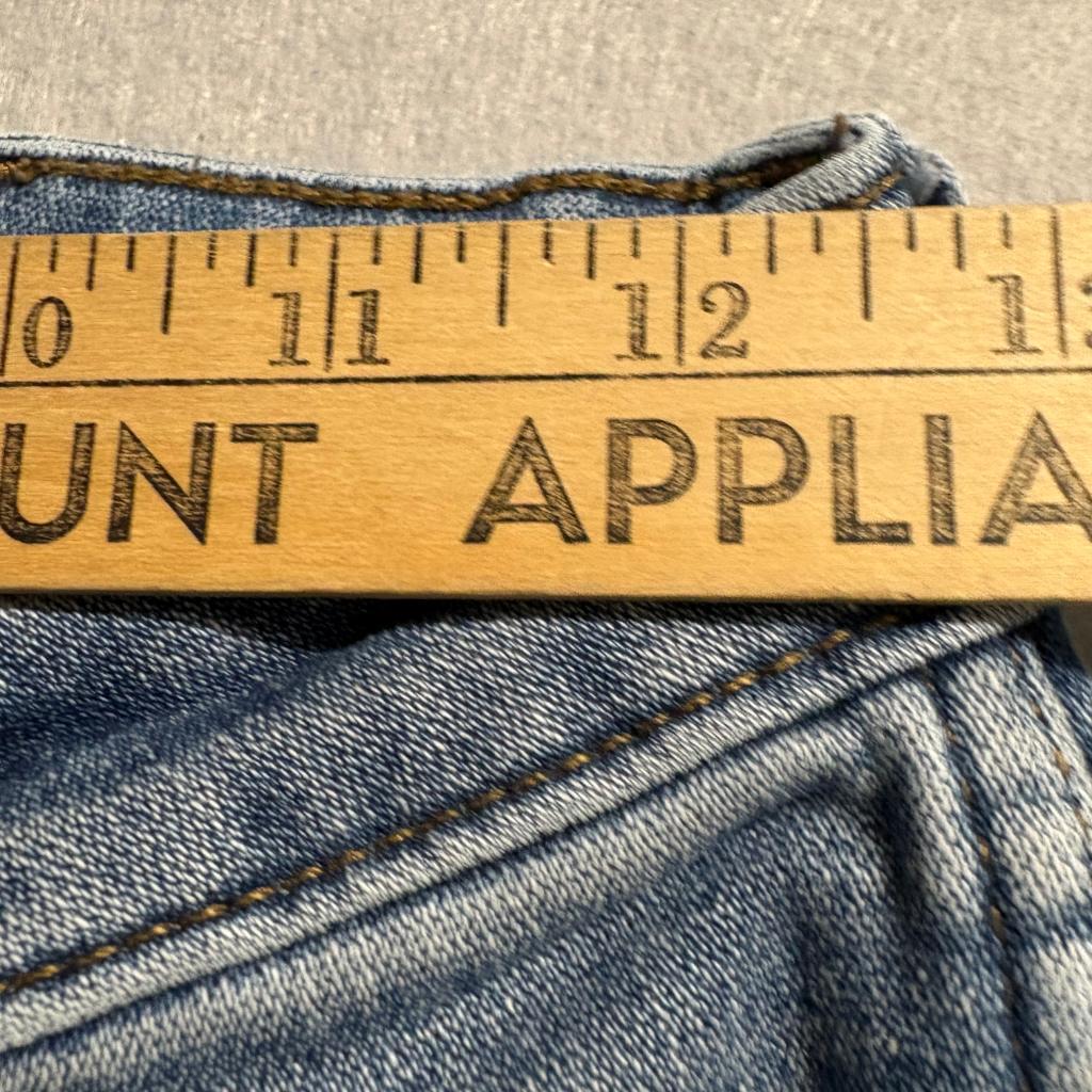 Wrangler Retro Womens Flare Jeans Size 25 x 32 Blue Denim High Rise Wide Leg