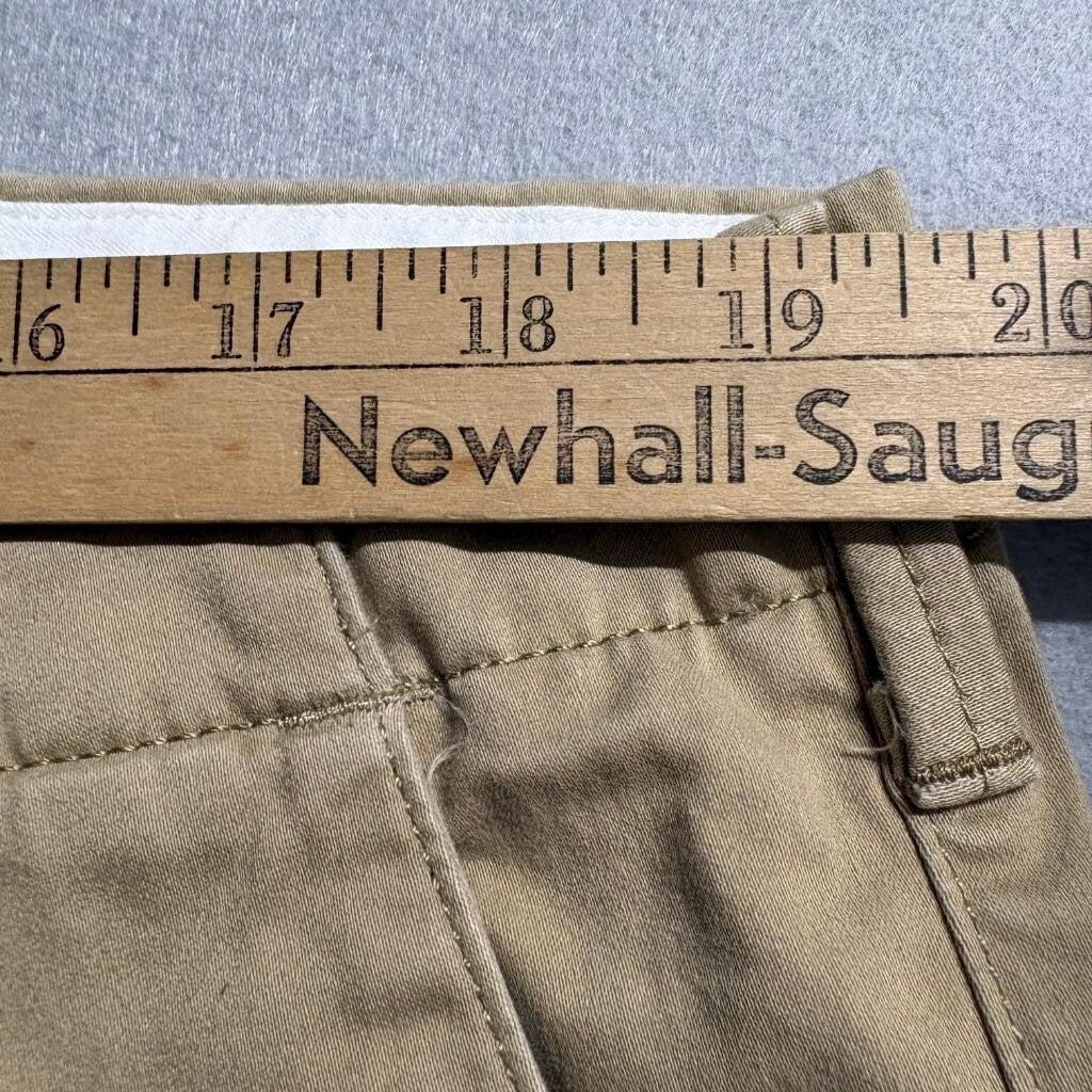 Timberland Chino Pants Mens 38x32 Brown Cotton Stretch Slim Tapered Cargo Pocket