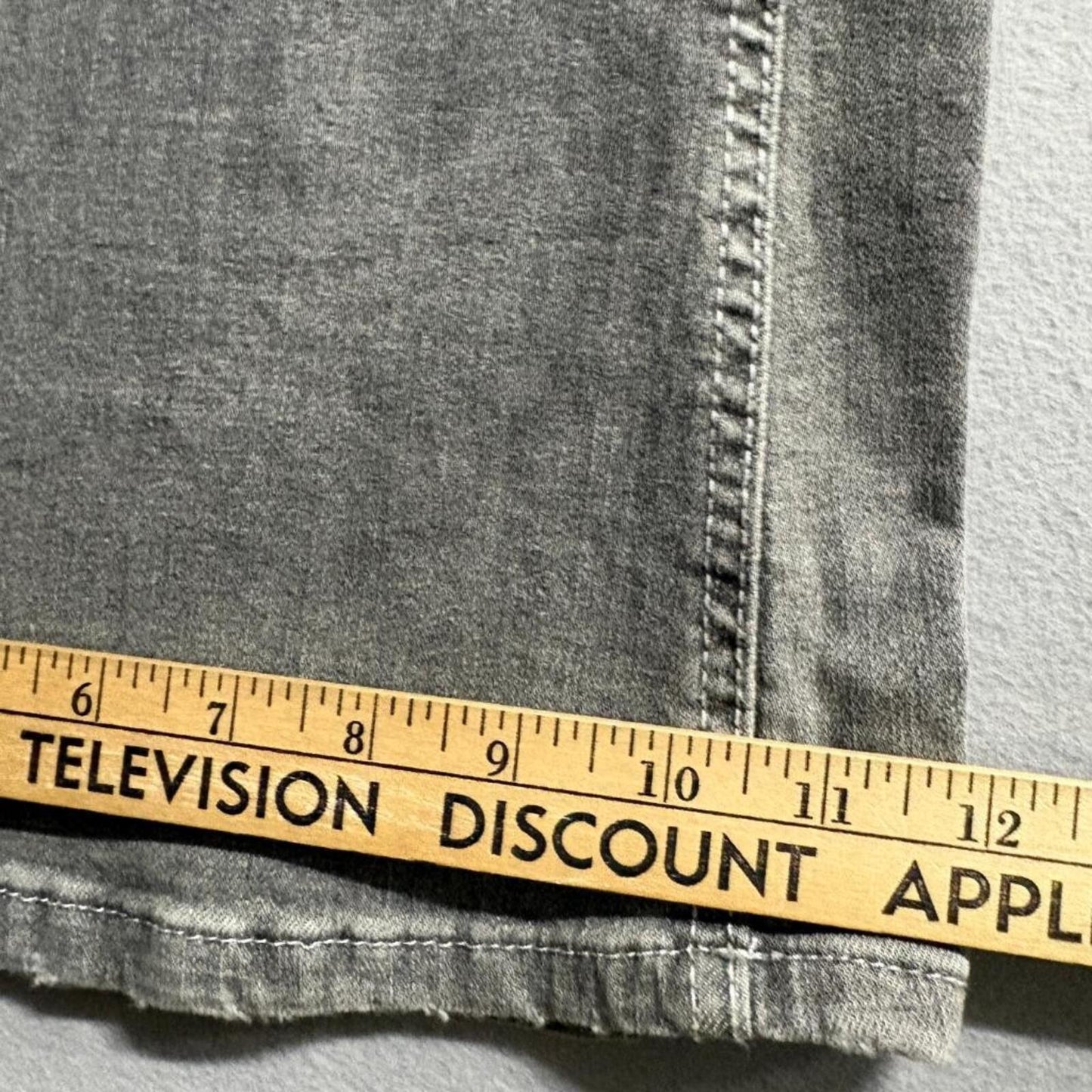 Wild Fable Womens Gray Mid Rise Flare Jeans Size 8 Stretch Denim
